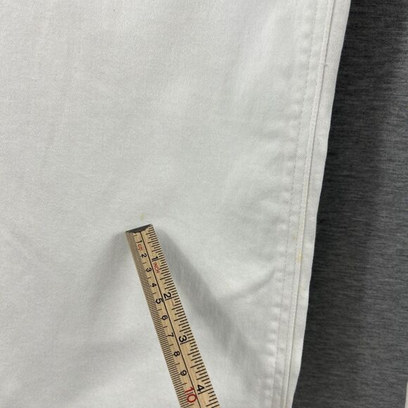 Michael Kors Selma Crop Jeans High-Rise Flare Cropped Leg Optic White Sz8 - Picture 4 of 16